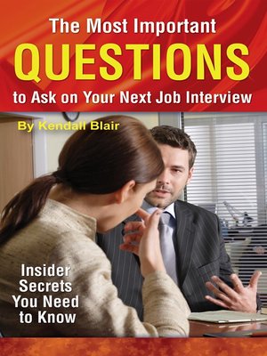 cover image of The Most Important Questions to Ask on Your Next Interview